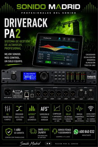 Etapa de Potencia DN-4180 Sonido Madrid