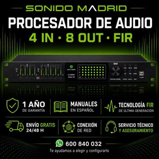 Etapa de Potencia DN-4180 Sonido Madrid
