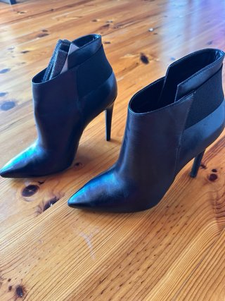 Botines Guess Piel Negros Talla 37.5