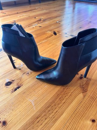Botines Guess Piel Negros Talla 37.5