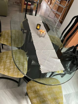 mesa y 6 sillas salón, buen estado, no envío
