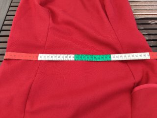 Traje de flamenca rojo con volantes