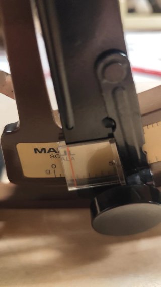 Balanza Pesa Cartas Antigua MAUL Scala