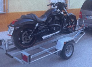 Remolque basculante para moto DONATE