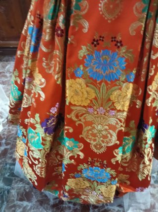 Traje de Fallera Multicolor Talla 9-11 Años