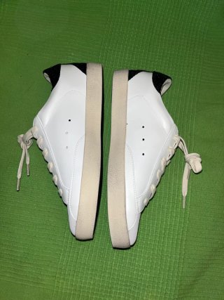 Golden Goose Superstar Plata y Blanco