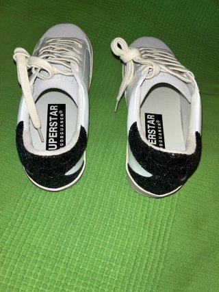 Golden Goose Superstar Plata y Blanco