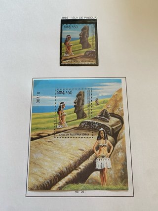 246 Sellos Chile 1985-1990 Nuevos
