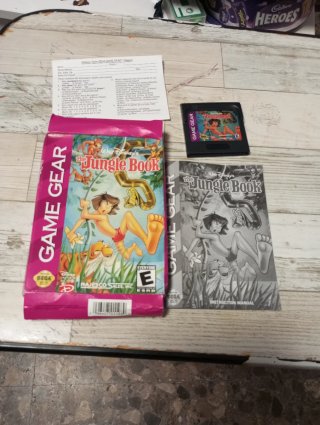 Lote 3 Juegos Game Gear: Sonic, Donald, Jungle