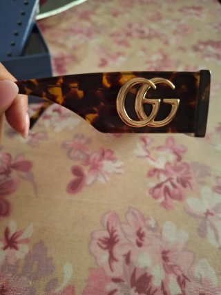 Occhiali da sole Gucci maculato scatola inclusa