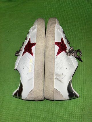Golden Goose Superstar Rojo y Blanco
