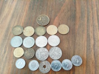 Lote monedas antiguas francesas
