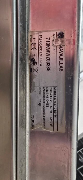 Lavavajillas LG Plata LEER descripción