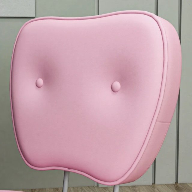 Silla de oficina giratoria rosa
