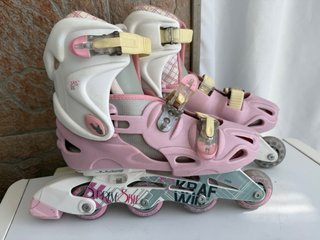 Patines en línea rosas para niña