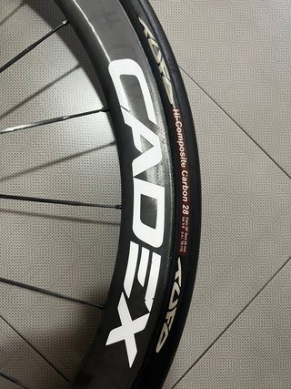 Ruedas Cadex disc 42mm, radios Carbono Tubular