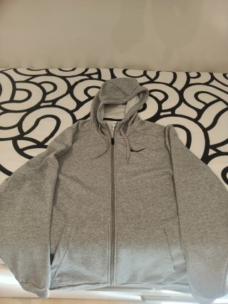 Sudadera Nike Gris con Cremallera