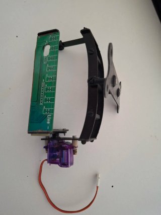 Stabilizzatore per fotocamera per droni a un asse