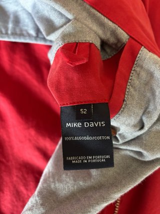 Casaco vermelho Mike Davis