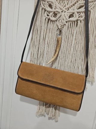 Bolso mano vintage Loewe años 70