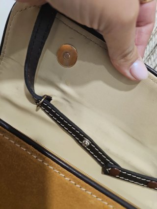 Bolso mano vintage Loewe años 70
