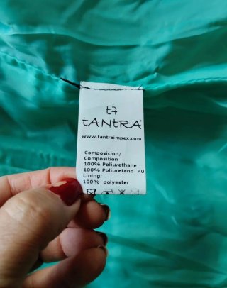 Cazadora Polipiel TANTRA Turquesa Talla S