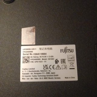 Portátil Fujitsu LIFEBOOK Nuevo