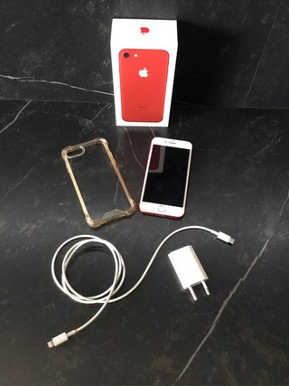 iPhone 7 Rojo 128GB Libre Batería <80%
