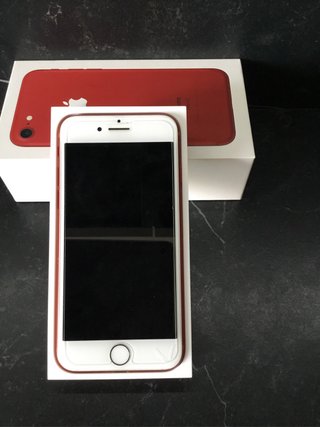 iPhone 7 Rojo 128GB Libre Batería <80%