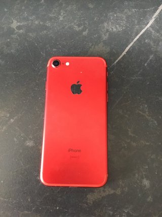 iPhone 7 Rojo 128GB Libre Batería <80%