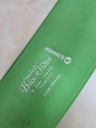 Flauta dulce HOHNER color crema