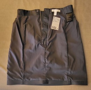 Gonna H&M ecopelle grigio-blu