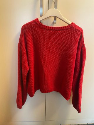 Jersey Bershka Rojo Punto Talla M
