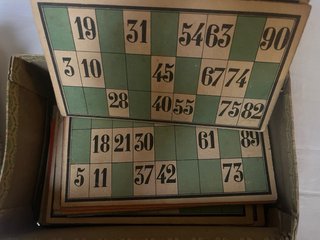 Juego de Loteria antiguo años 1930