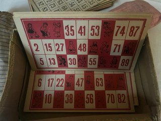 Juego de Loteria antiguo años 1930