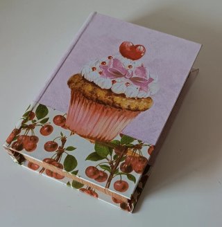Caja libro decorativa madera