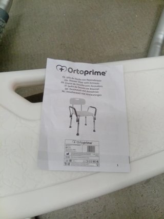 Silla de Ducha OrtoPrime con Reposabrazos