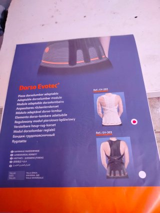 Dorsal  ortopédico,por ruptura de vértebra