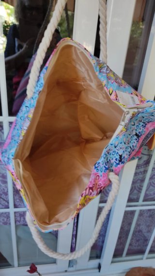 Bolsa de playa GORGEOUS LIFE 55x40cm