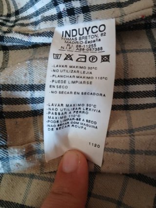 Chaqueta acolchada marrón