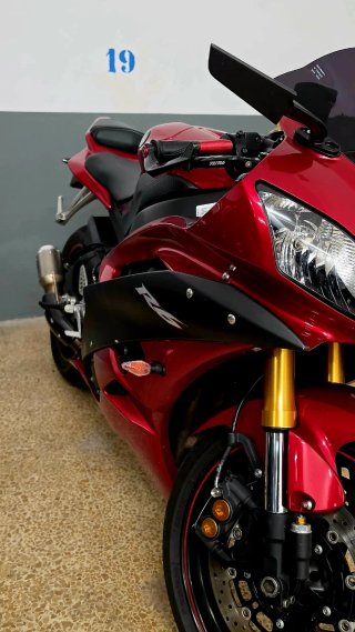 Yamaha R6R 2008 Roja