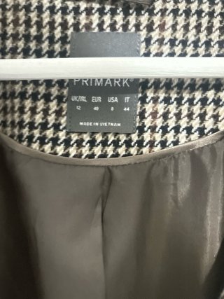 Abrigo estampado príncipe de gales
