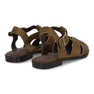Sandalias Romanas Planas Taupe Talla 37