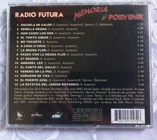 Lote 2 CDs: Synthesizer y Radio Futura