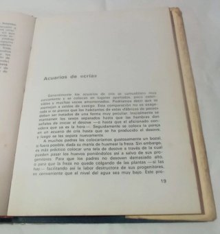 Libro La Cría de Peces de Acuario.