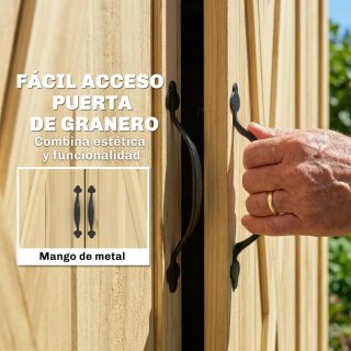 Caseta Madera Jardín 93x53x168cm