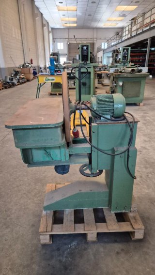 Lijadora de disco industrial verde