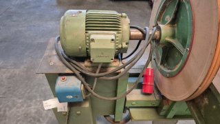 Lijadora de disco industrial verde