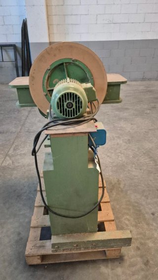 Lijadora de disco industrial verde