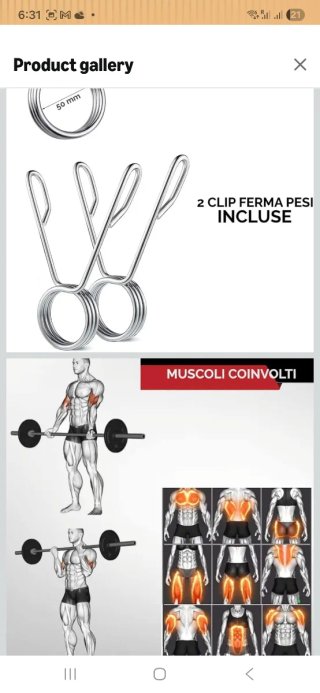 Barra Olímpica 180cm 15kg